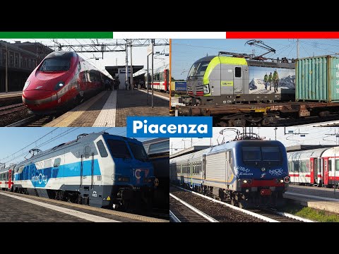 Lo Spettacolo dei treni estivi a Piacenza - Merci, Passeggeri & AV a Piacenza #4!