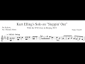 Kurt Elling's Solo on "Steppin' Out"- Transcription