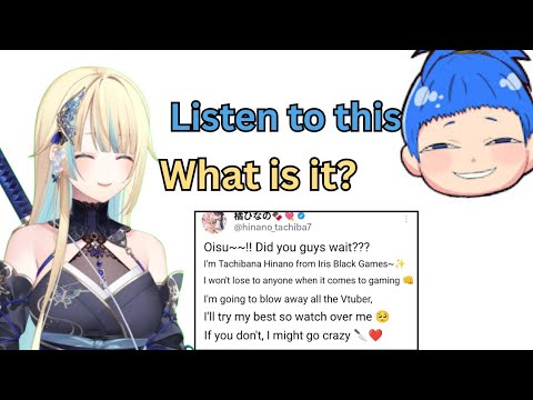 AIZAWA EMA reacting to TACHIBANA HINANO'S first tweet song!! 【VSPO】【MADTOWN β】