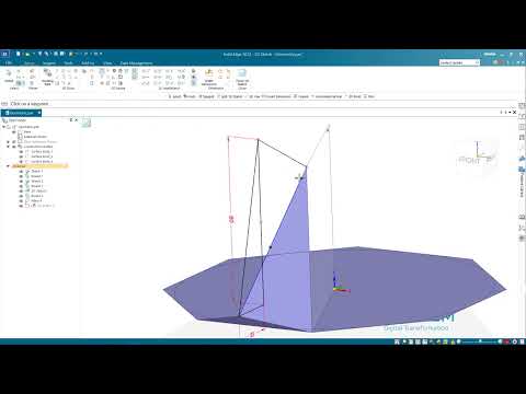 Modern Geometric Shapes in Solid Edge 2023