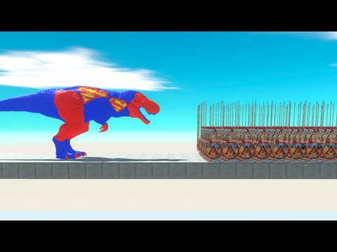 SKY BRIDGE SPARTAN ARMY vs EVERY UNIT - Animal Revolt Battle Simulator