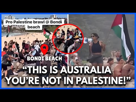 Australian Patriots Have Had ENOUGH Of Pro-Palestine Activists On Bondi Beach!