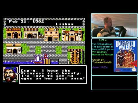NES Challenge: Game#121:  Uncharted Waters(part 1)