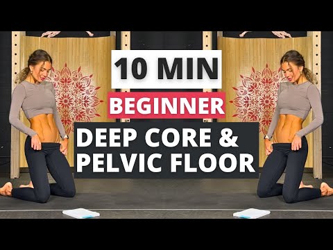 10 MIN Beginner Deep Core & Pelvic Floor Workout for SNATCHED waist & Flat TUMMY | No Repeats
