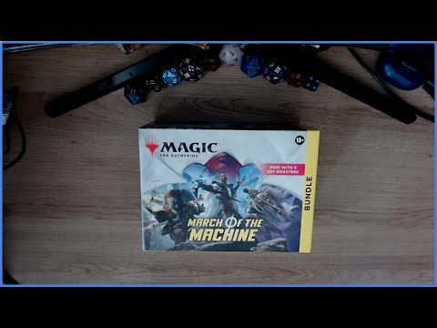 Magic The Gathering March of the Machine Bundle Unboxing-Mythics!