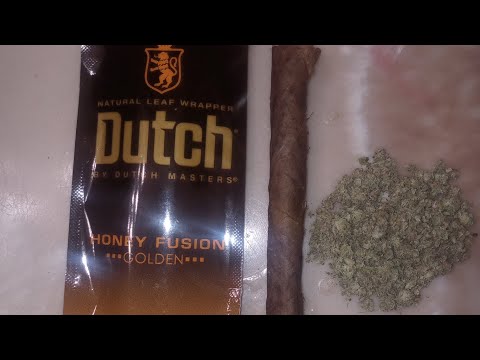 How to Roll Dutch Master leaf Wrap for beginners (Quick & Easy)