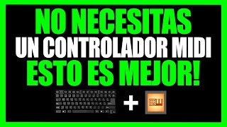 DILE ADIÓS al Controlador MIDI 👉 Usa el Teclado de tu Computadora + FL Studio y Esta Herramienta 🔥