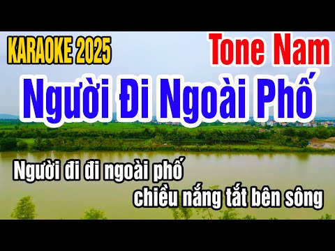Karaoke Người Đi Ngoài Phố Tone Nam Nhạc Sống gia huy beat