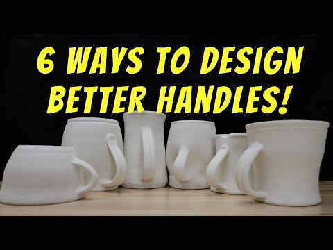 6 Ways to Make Better Handles for Pottery - DESIGN A GREAT HANDLE!