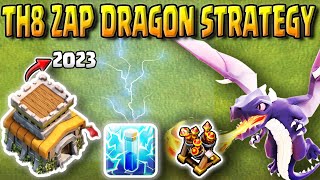 TH8 Zap Dragon Ultimate Attack Strategy | Step-by-Step Guide to Town Hall 8 Zap Dragon Strategy(COC)
