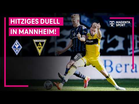 SV Waldhof Mannheim – Alemannia Aachen, Highlights mit Live-Kommentar | 3. Liga | MAGENTA SPORT