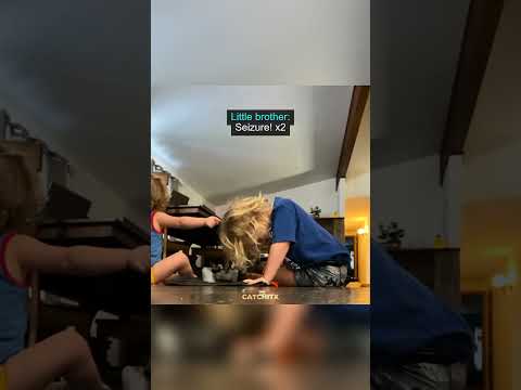 Little brother saves Big brother from seizure...