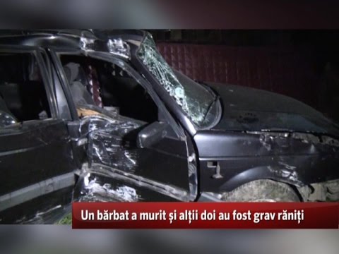 Un bărbat a murit și alți doi au fost grav răniți