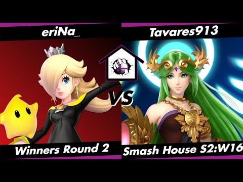 Smash House S2:W16 WR2 - eriNa_ (Rosa) vs. Tavares913 (Palutena)