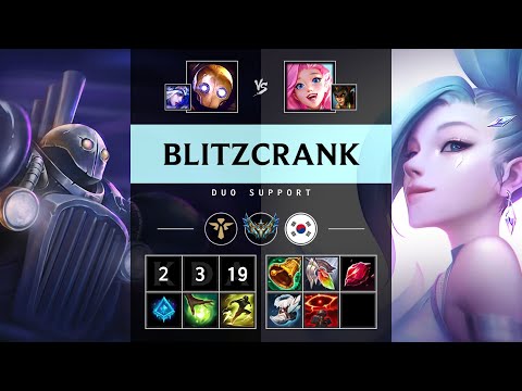 Blitzcrank Support vs Seraphine - KR Challenger Patch 25.20