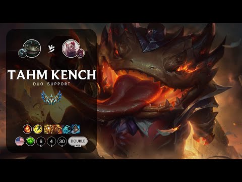 Tahm Kench Support vs Rakan - NA Challenger Patch 13.4