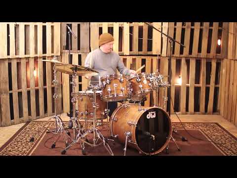 DW Collector's Cherry Natural Lacquer Drum Set - 20, 8, 10, 12, 14