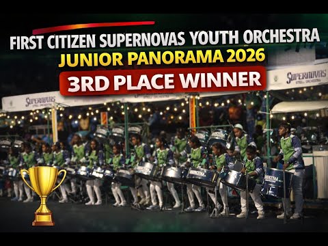 First Citizens Supernovas Youth Orchestra Jamtown Junior Panorama Finals Trinidad Carnival 2026