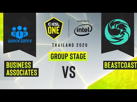 Dota2 - business associates vs. beastcoast - Game 1 - ESL One Thailand 2020 - Group Stage - AM