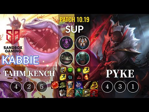 SB Kabbie Tahm Kench vs Pyke Sup - KR Patch 10.19