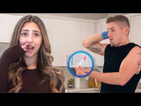 LEAVING MY POSITIVE PREGNANCY STICK ON THE COUNTER...