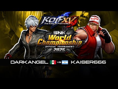 KOF XV 🇲🇽 DARKANGEL vs KAISER666 🇦🇷 | SNK World Championship 2025 | THE KING OF FIGHTERS XV #SWC2025