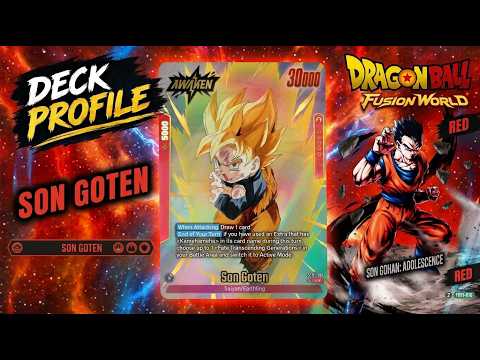 ¡ESTA CARTA HACE A GOTEN IMPARABLE! 💥 Deck Profile Son Goten Red FB11 | Dragon Ball Fusion World