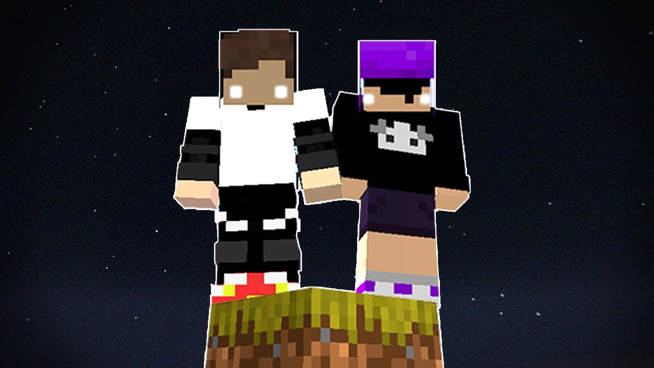minecraft UM BLOCO só que de TERROR