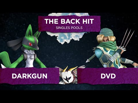 The Back Hit Pools - Darkgun (Lucario) vs dvd (Sheik)