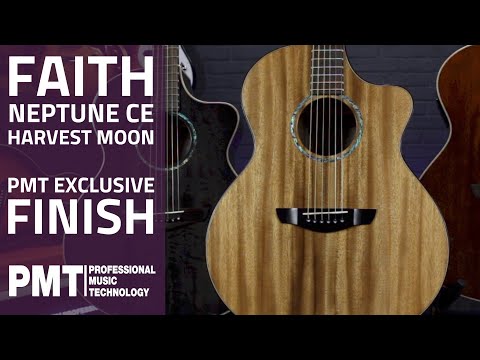 Faith Neptune Acoustic Guitar FXNCE-HM - Cutaway Electro Limited Edition Harvest Moon image 6