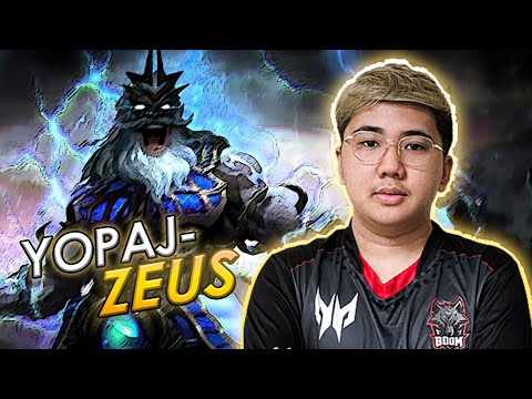 YOPAJ THE LORD OF HEAVEN YOPAJ ZEUS GAMEPLAY DOTA 2 PRO HIGHLIGHTS