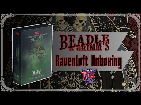 UNBOXING Beadle and Grimm's Van Richten's Guide to Ravenloft with D4