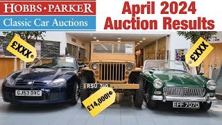 British Sports Cars Sell For BIG Money! Hobbs Parker April 2024 Classic Car Auction Results