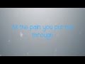 Every Avenue - Fall Apart Lyrics 