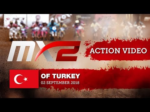 Pauls Jonass vs Jorge Prado Battle & Jonass Crash - MXGP of Turkey 2018