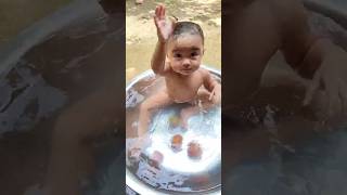 Download lagu Baby's reaction when told it's time to get out of the bath 😁💧💦 Can't be stopped #baby #cutebaby mp3