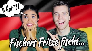 German boyfriend tests my GERMAN!! - Most difficult language EVER!!??
