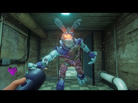 Cassie Destroys Glamrock Bonnie In Secret Scooper Ending (FNAF Security Breach Ruin DLC)