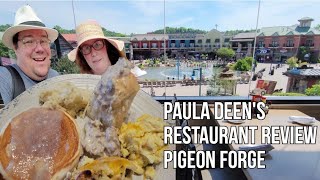 Breakfast at Paula Deen's the Island in Pigeon Forge checking on Sky Fly Soar America Ride 2021