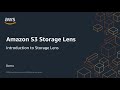 Amazon S3 Storage Lens Demo