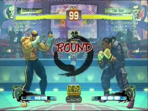 SSF4AE 2012 HoundOfCuChulain (Sagat) vs LETS_ROG_N_ROLL (Balrog) 2