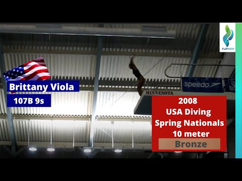 2008 Brittany Viola - 107B 8s - Platform Diving - USA Diving Spring Nationals