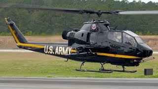 AH-1F, UH-1H Huey Training Operations : Startup, Takeoff, Fly-Bys, and more