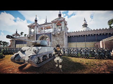 Crusaders Lay Siege On US Research Base | Ultimate Epic Battle Simulator 2 | UEBS 2