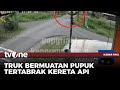 Detik Detik Truk Pengangkut Pupuk Tertabrak Kereta Terekam CCTV Kabar Pagi TvOne