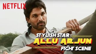 Allu Arjun Fight Scene | Ala Vaikunthapurramloo | Netflix India