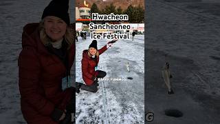 Hwacheon Sancheoneo Eisfest ❄️ #koreatravelvlog #travel #wintertravel