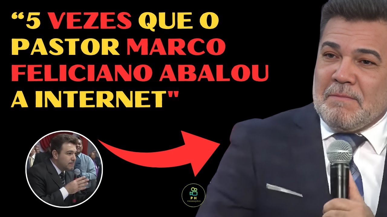 ✅​5 VEZES QUE O PASTOR MARCO F3LICIANO ABALOU A INTERNET😭​COMPILADO DE TESTEMUNHOS IMPACTANTES✔️​