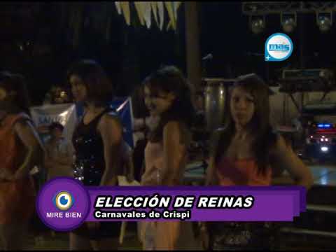 Elección Reina en Carnavales Crispi   enero 2018