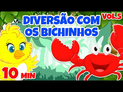 Diversão com os Bichinhos Vol. 5 - Giramille 10 min | Desenho Animado Musical